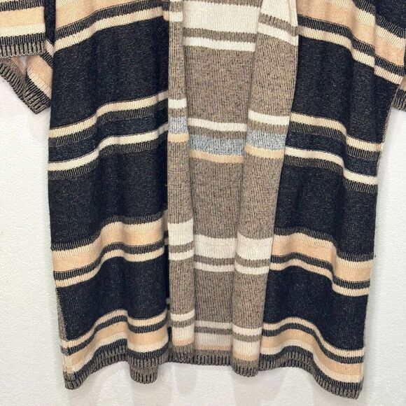 Vince Wool Cashmere Open Long Cardigan Size XS / S $445 Textured Stripe - Picture 5 of 9